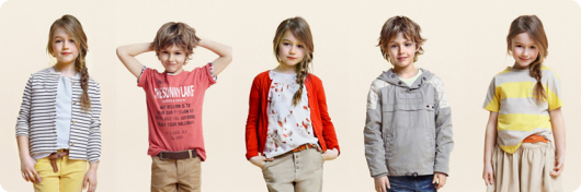 дети в модной одежде